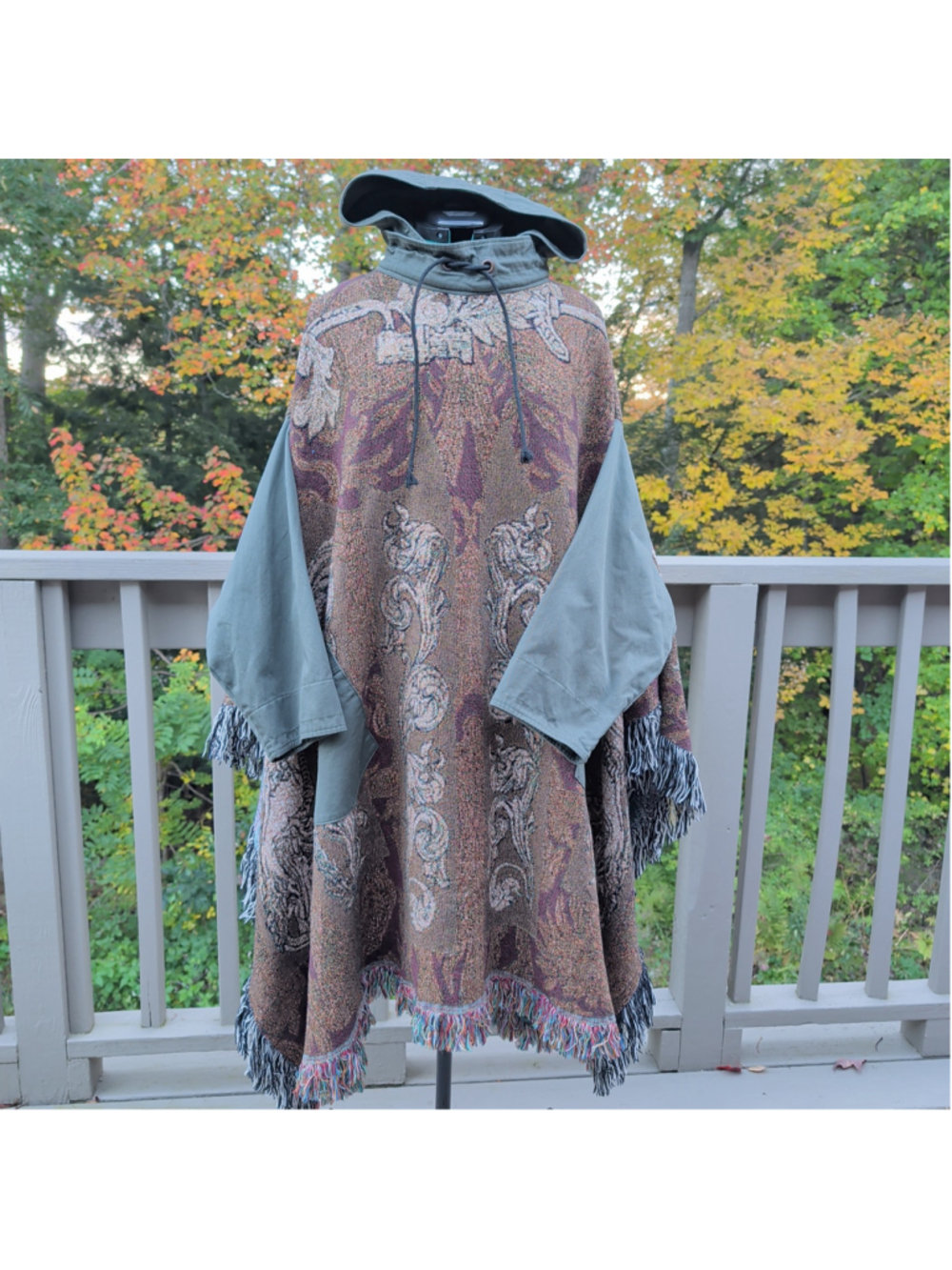 Gary Graham; GaryGraham422 Hooded Tapestry Blanket Poncho